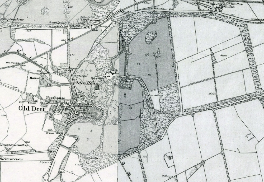 1st edition Ordnance Survey Map 1870