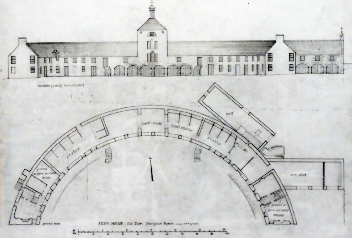 Aden Courtyard Buildings Elevation and Plan