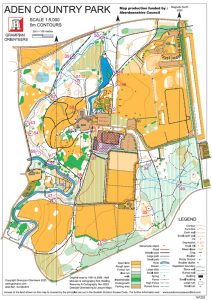 Aden Orienteering Course Map