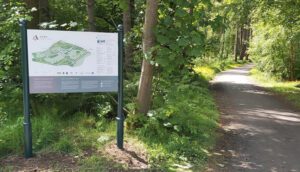 Orientation Sign in Aden Country Park