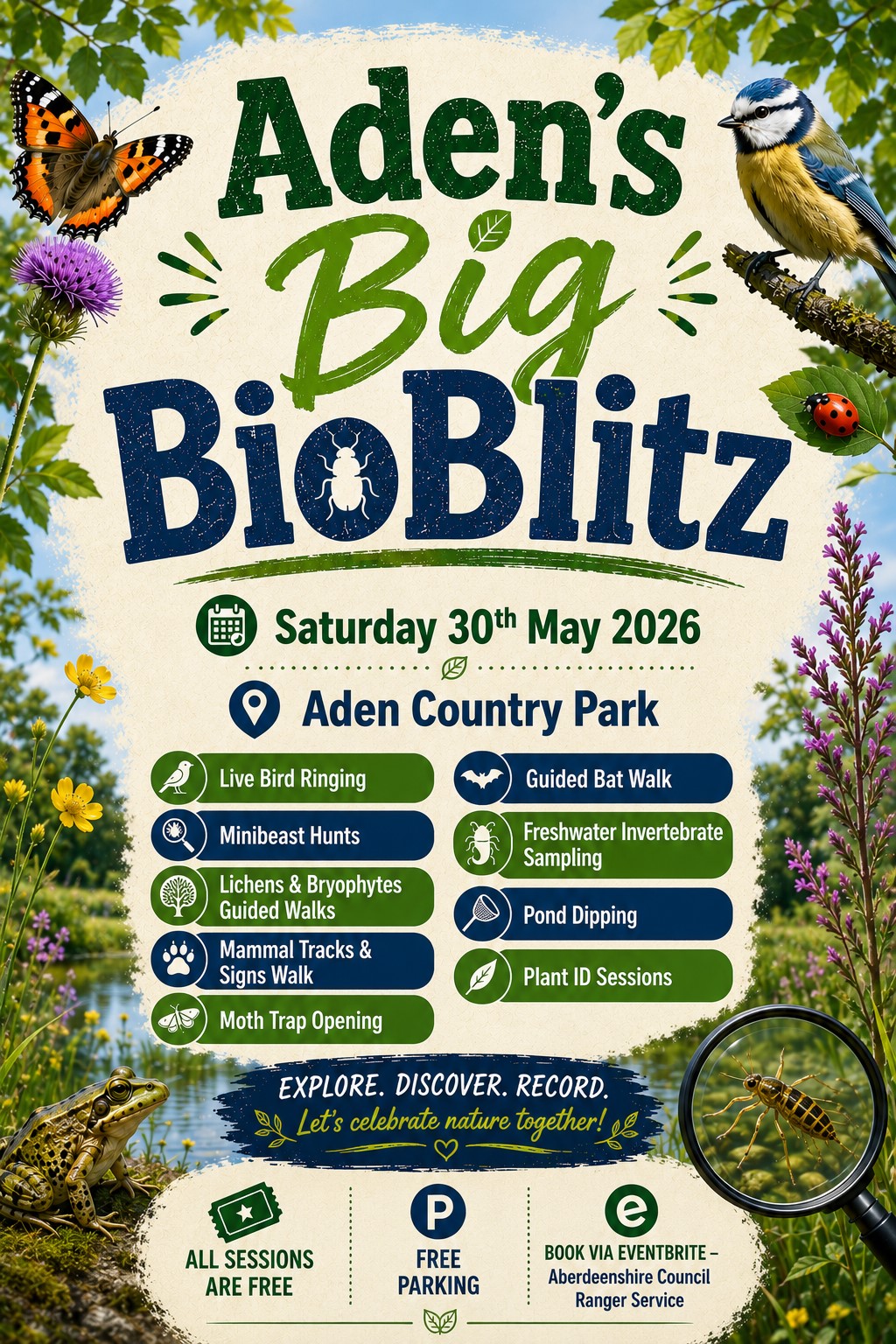 Adens Big BioBlitz at the Park